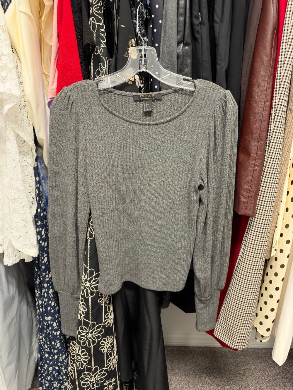 Forever21 balloon sleeve top